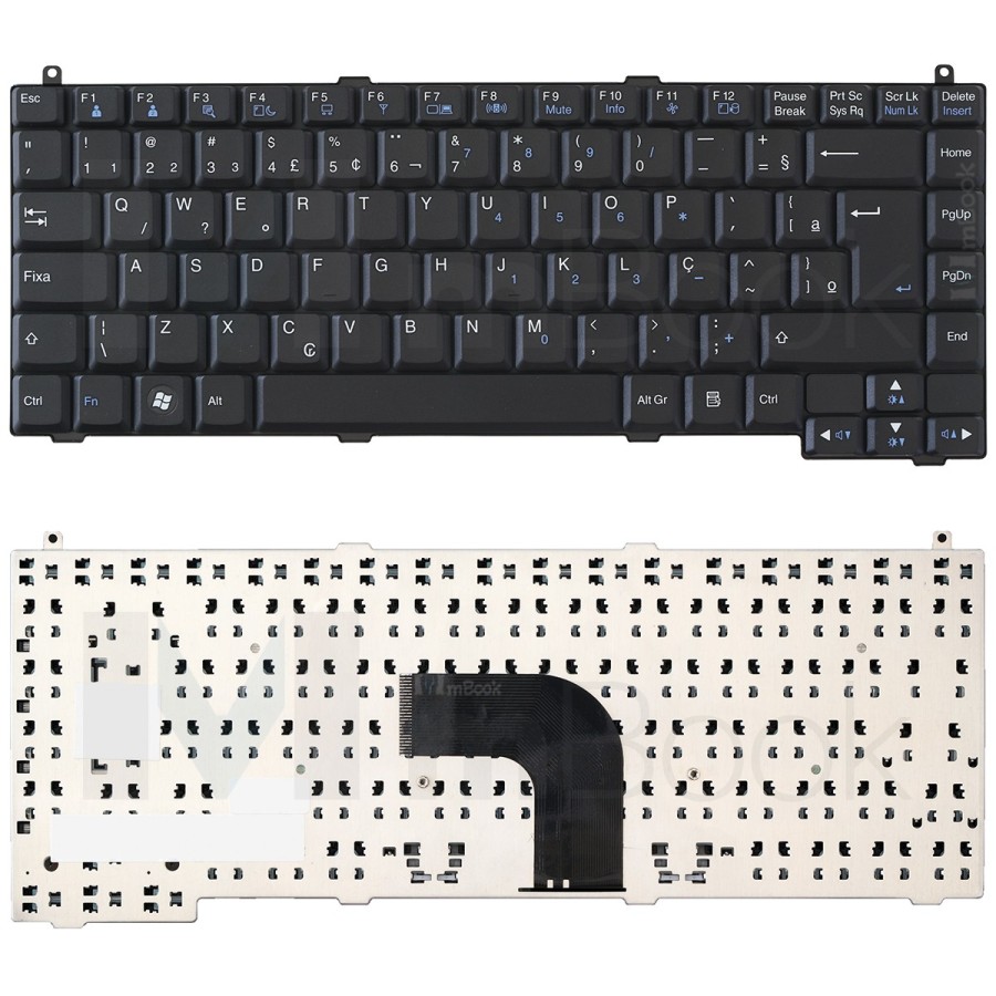 Teclado Note para LG R380 Mp-04656pa-528 0kn0-vw1br02 Br Ç