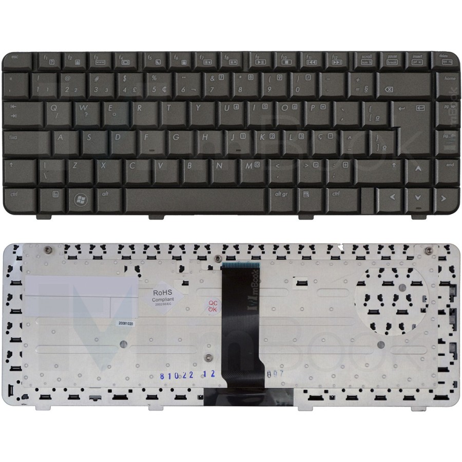 Teclado Hp Pavilion Dv3000 Dv3500 Bronze Br