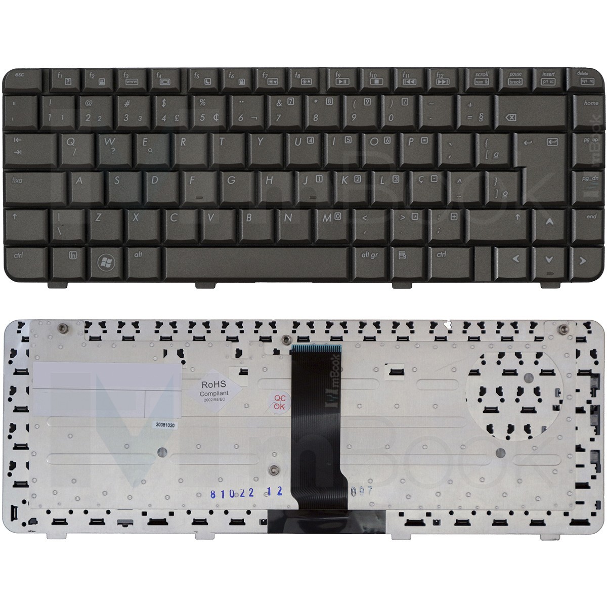 Teclado Hp Pavilion Dv3000 492990-001 492990-201 Nsk-h5x0e