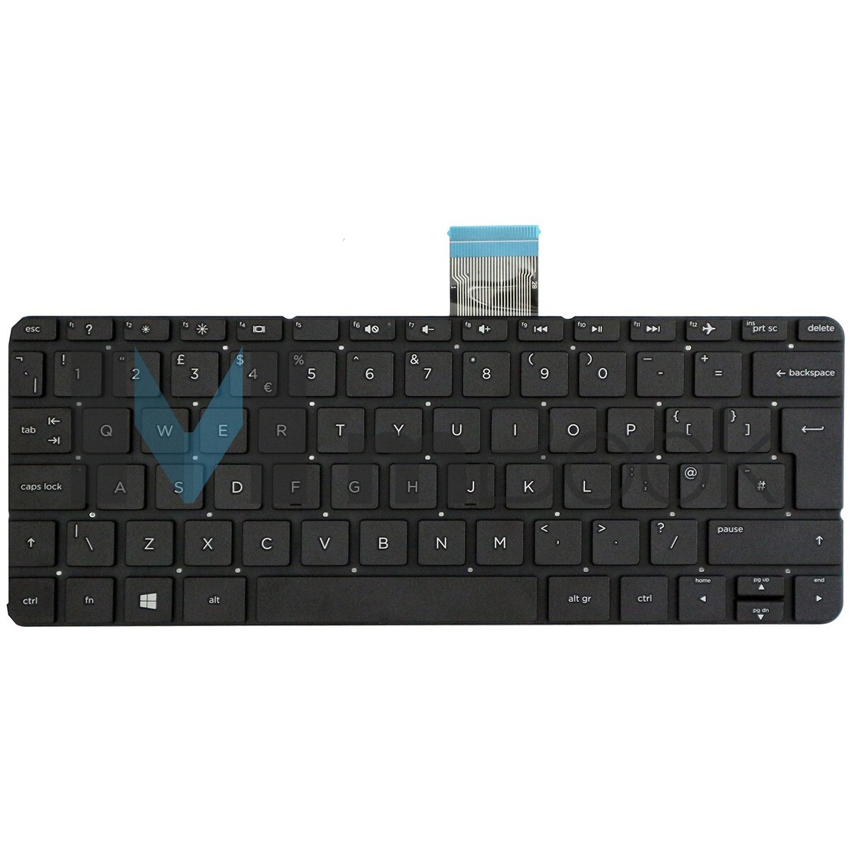 Teclado Notebook 2 Em 1 Touch para HP 11 N021br Novo UK, 