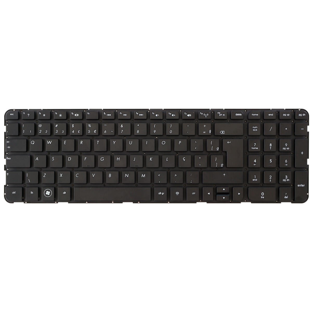 Teclado Hp Pavilion Dv6-7000 Preto Br S/ Molddura 670321-201, 