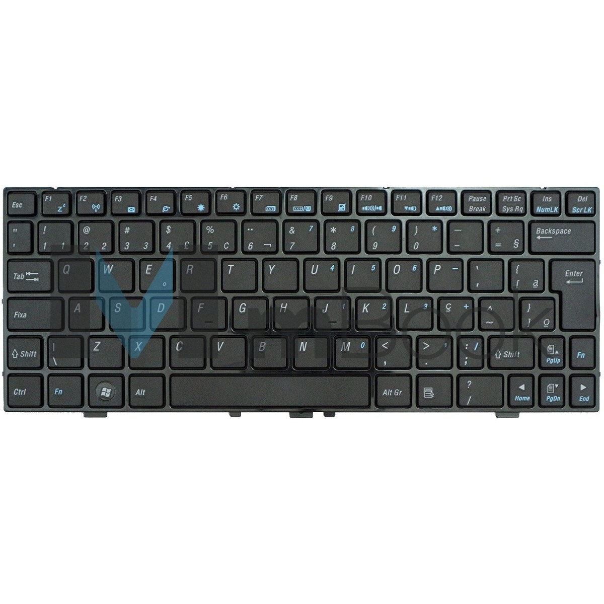 Teclado Notebook Itautec W7030 0kn0-xc3br08 Nk8112-01030d, 