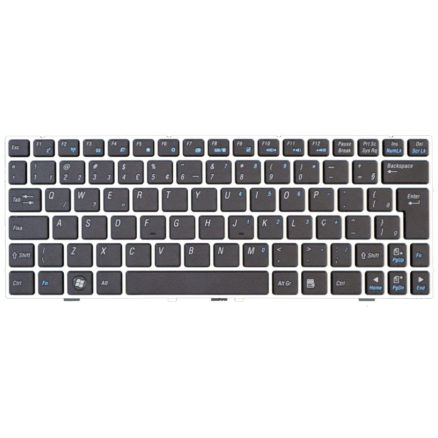 Teclado Philco Phn10103 Moldura Branca Br