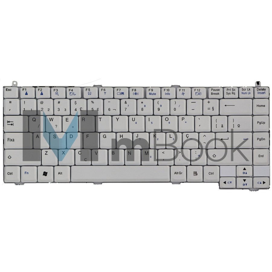 Teclado Notebook Lg R410 R480 Branco Br (ç), 