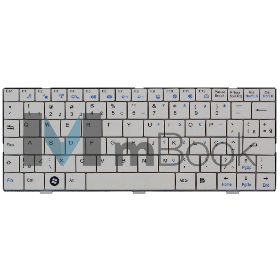Teclado para LG X110 V070722ak1 V070722as1 V070722ak1 Branco, 