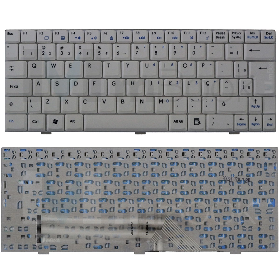 Teclado Qbex N450 N014 V022322ak1-br Branco