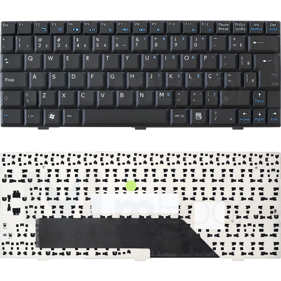 Teclado Positivo Mobo 1000 1050 1055 1070 1080 1090 Preto