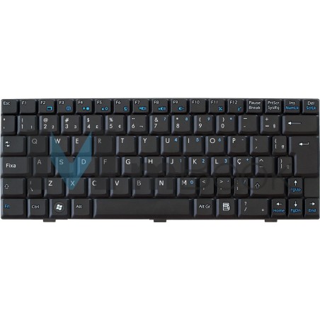 Teclado Positivo Mobo 1000 1050 1055 1070 1080 1090 Preto