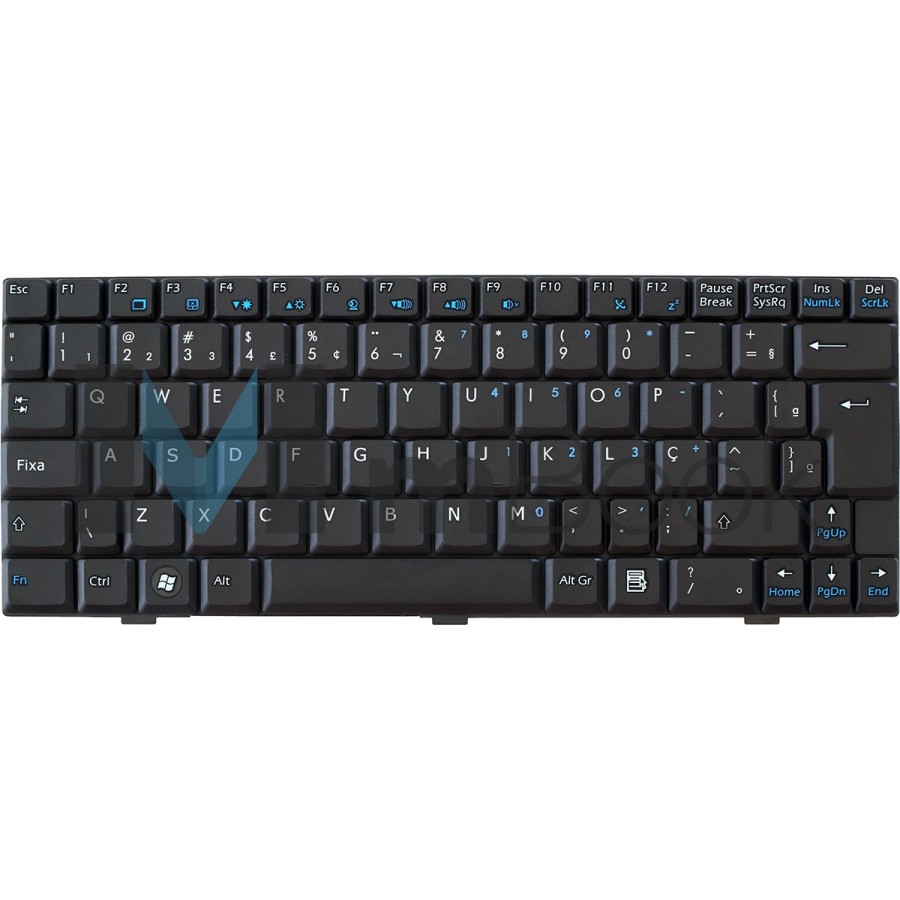 Teclado Msi Wind U90 U100 U110 U115 U120 V022322ak3