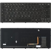 Teclado Sony Vaio Svf14n1c4e Svf14n13cxb Svf14n1a4e Preto