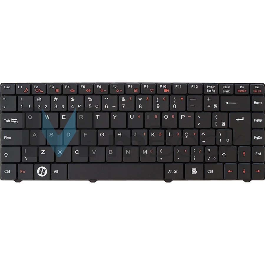 Teclado P/ Is1412 Is1413 Is1413g V092328br3 82b382-x96005