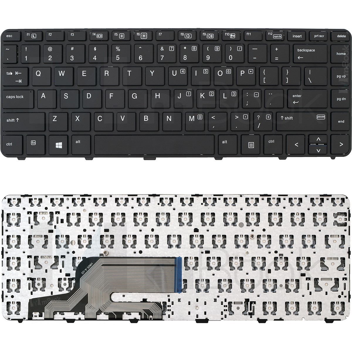Teclado para HP Probook Sn9142bl1 822338-201 840801-001 US, 
