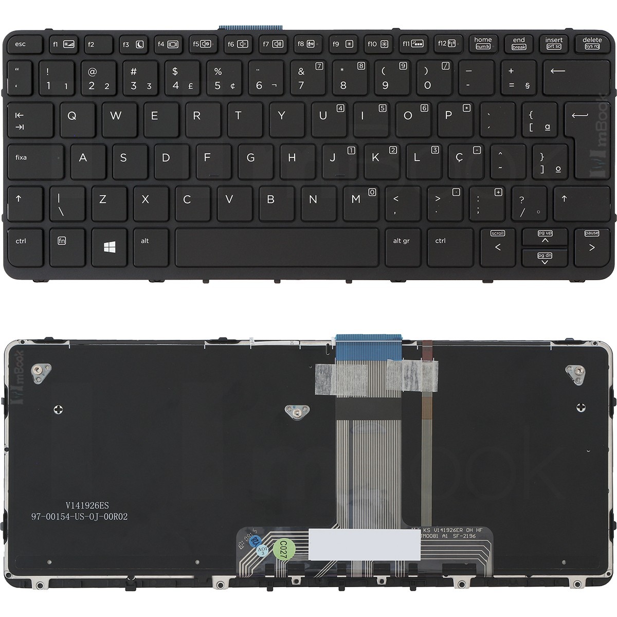Teclado para HP Pro 766641-dd1 766641-fl1 766641-fp1, 