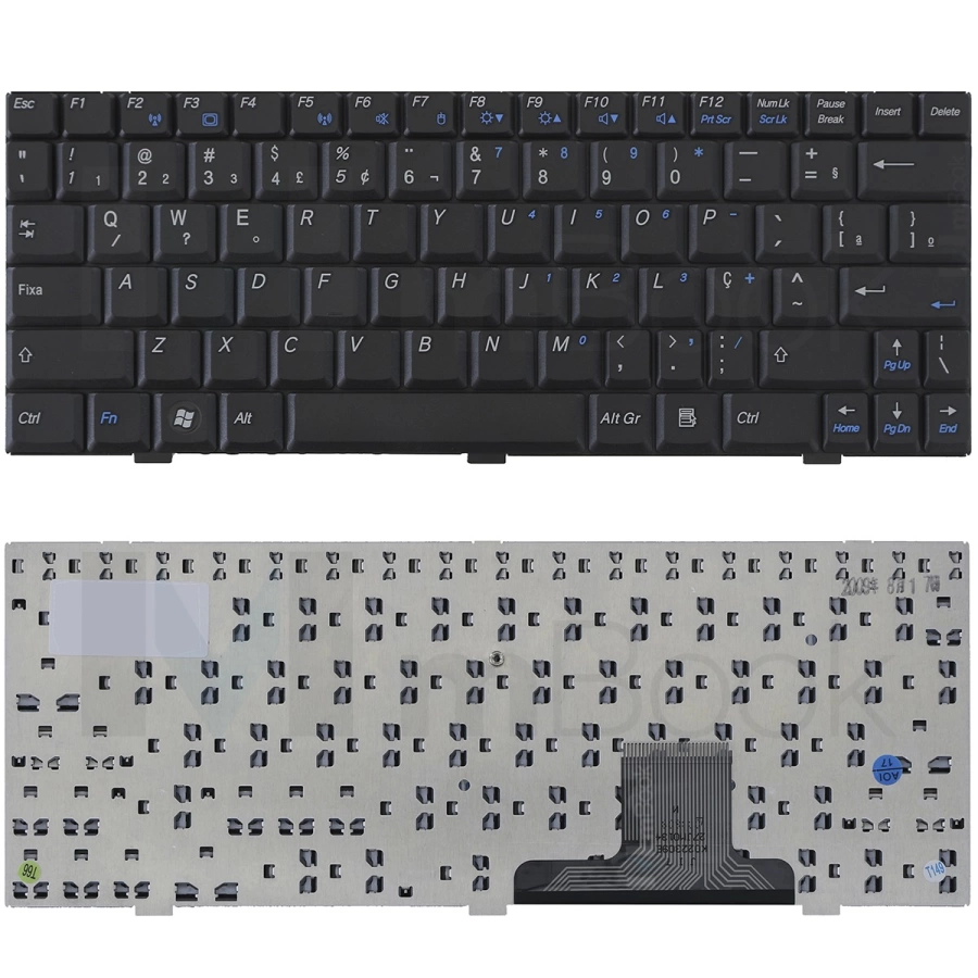 Teclado P/ Notebook Itautec W7010 W7020 V022305as1