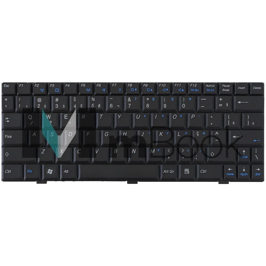 Teclado P/ Notebook Itautec W7010 W7020 V022305as1