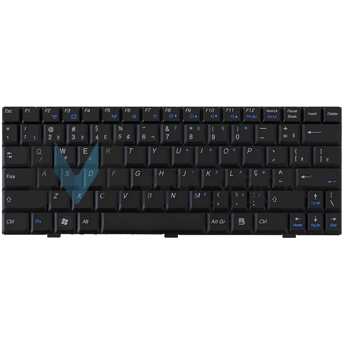 Teclado P/ Notebook Itautec W7010 W7020 V022305as1, 