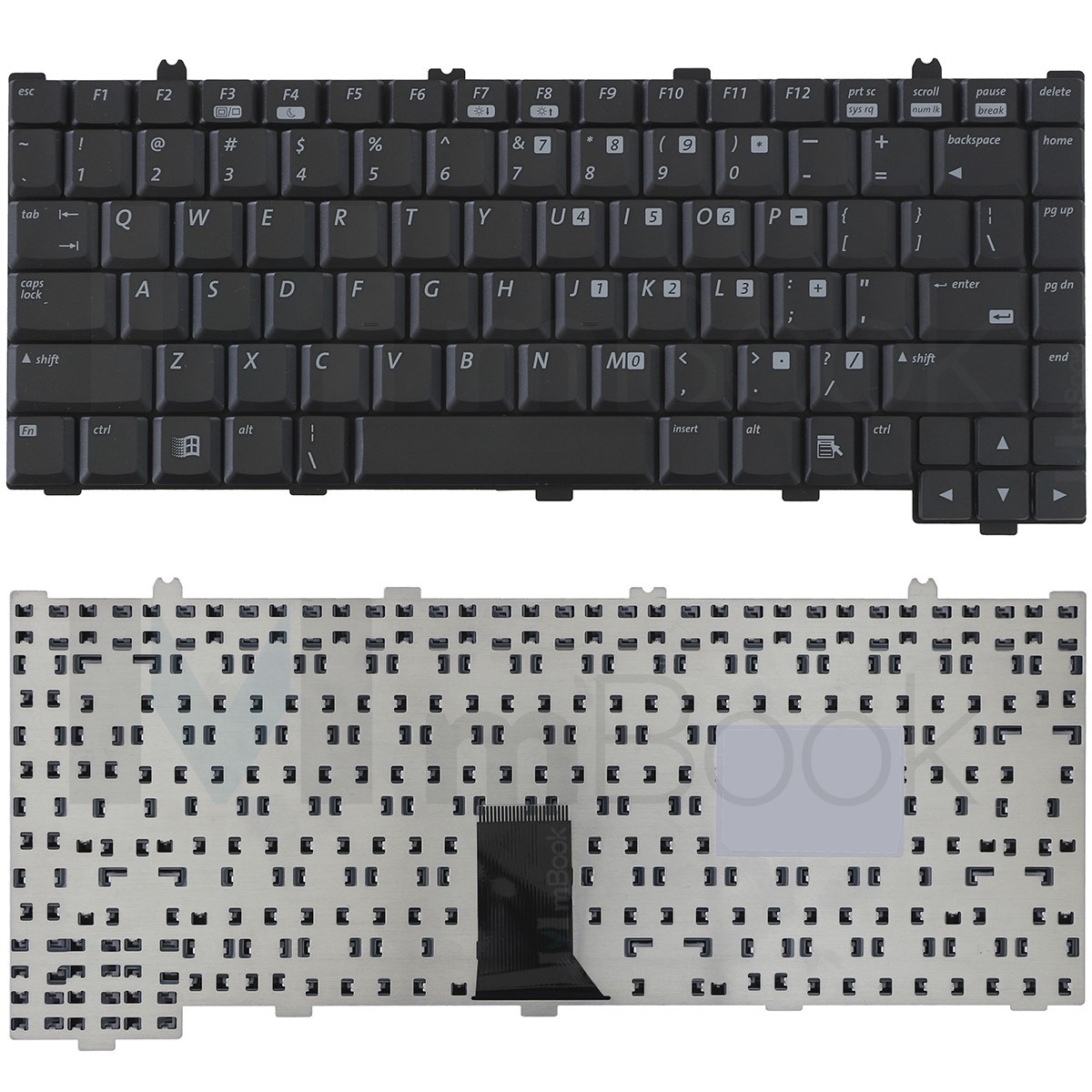 Teclado para HP Xf145 Xf255 Xf335 Ze1000 F5398-60915 Us, 