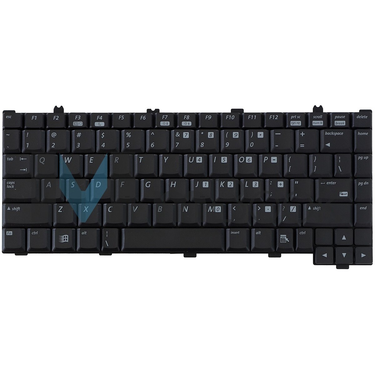 Teclado para HP Xf145 Xf255 Xf335 Ze1000 F5398-60915 Us, 
