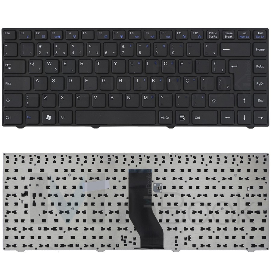 Teclado Positivo 8520 Aesw6601010 11l38pa-920 11084577 Preto