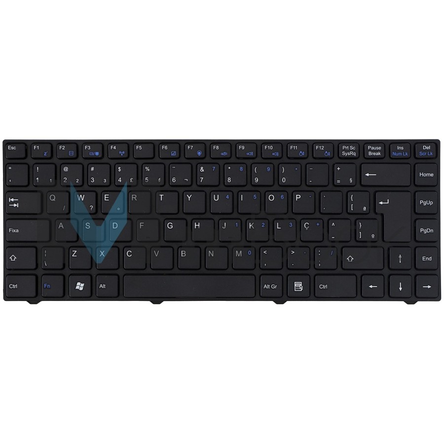 Teclado Positivo 8520 Aesw6601010 11l38pa-920 11084577 Preto