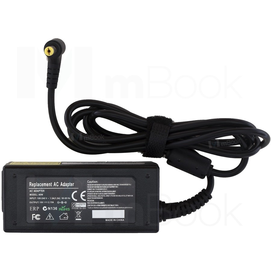 Fonte Netbook para Acer Aspire One 19v 2.15a 40w Adp-40