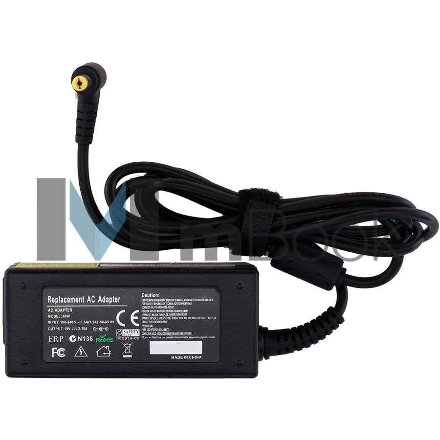 Fonte Netbook para Acer 19v 2.15a 40w D255 D260 Ao722 751h