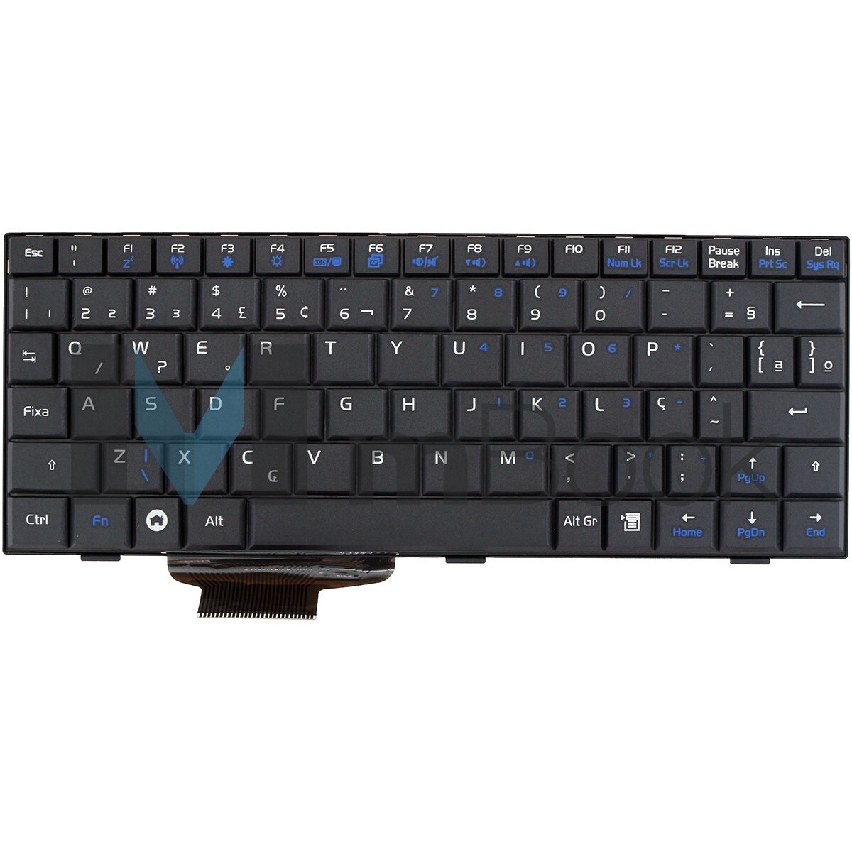 Teclado Asus Eeepc Eee Pc 700 701 900 901 4g 2g 8g Surf Br, 