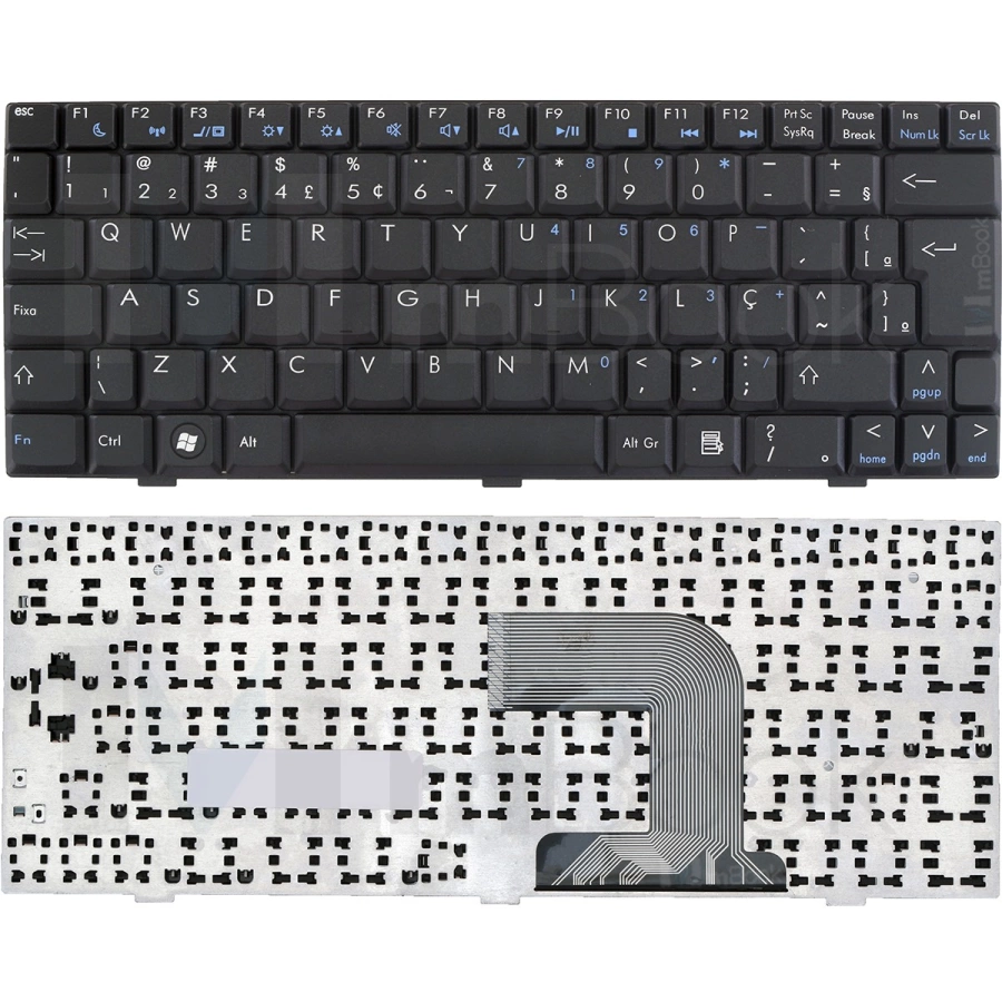 Teclado Netbook Philco Phn 10b 08a7f510pal Mp-08a78pa-f51