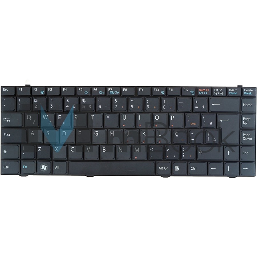 Teclado P/ Sony Vaio Vgn Fz285ubvgn Fz290vgn Fz480eb