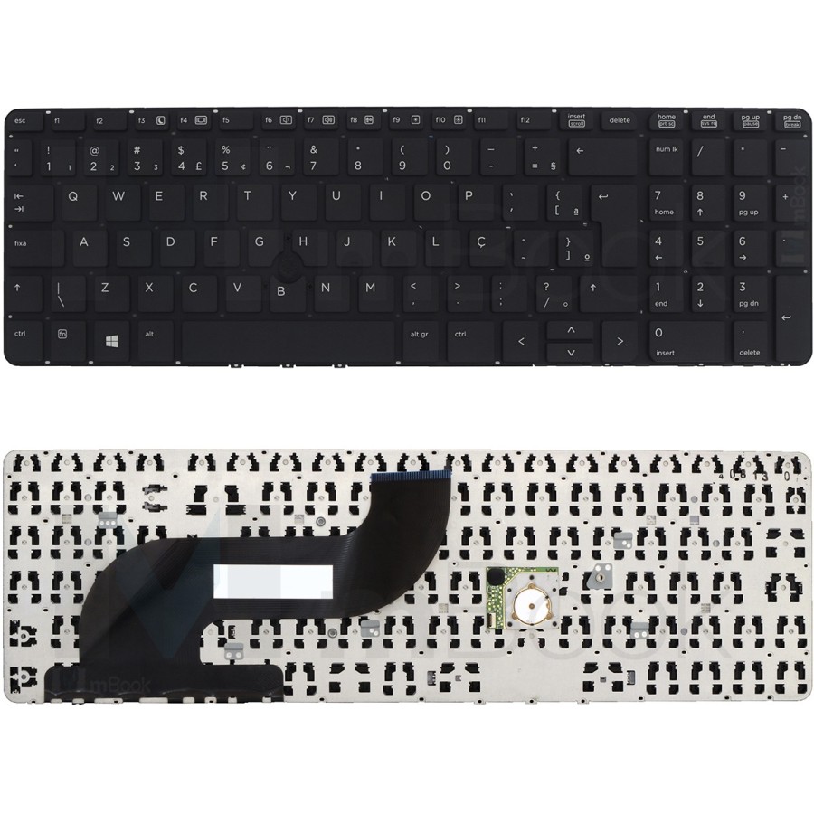 Teclado HP Probook 650 G1 655 G1 V139526BR1 preto BR