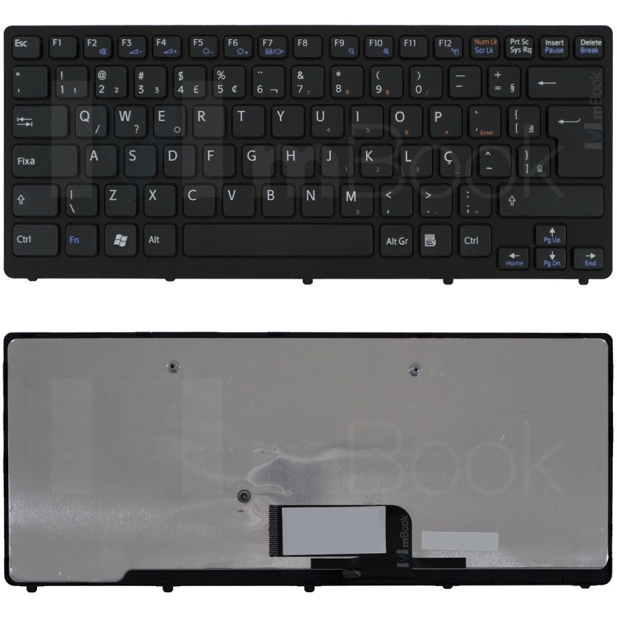 Teclado P/ Sony Vaio Vpccw2jgx Vpccw2jgx Preto