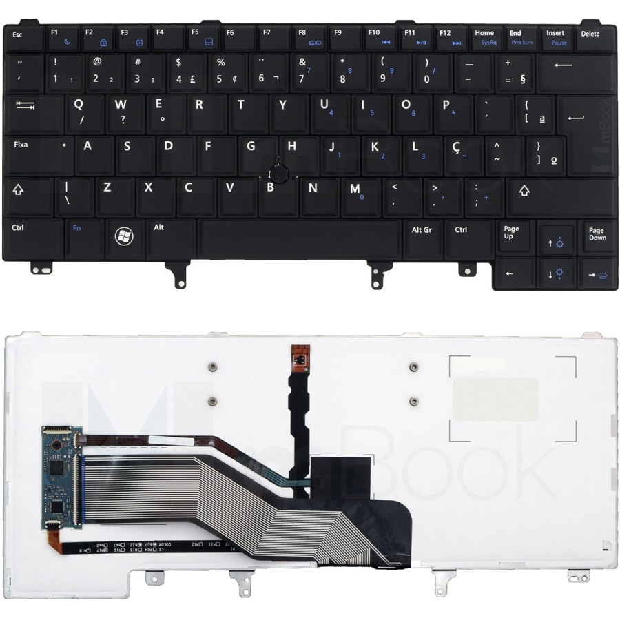 Teclado Dell Latitude Pd7y0 C7fhd Cn5hf Nsk-dv0bc Iluminado