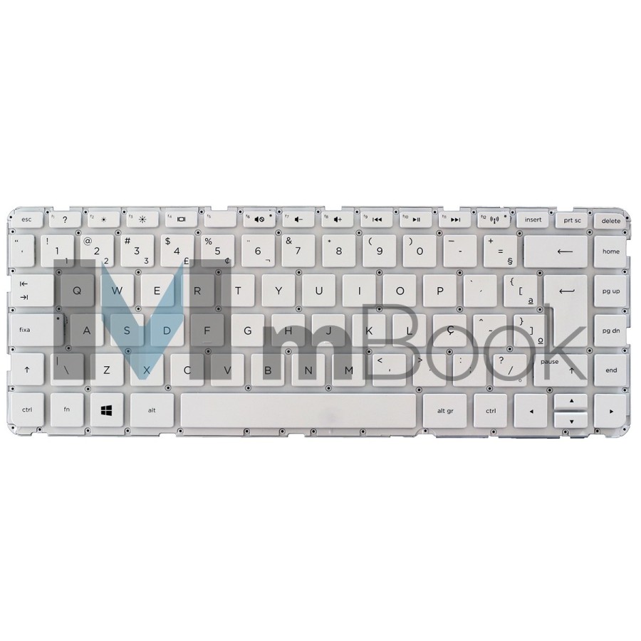 Teclado Hp 14-n060br 14-n070br 14-n007la Branco S/ Frame Br