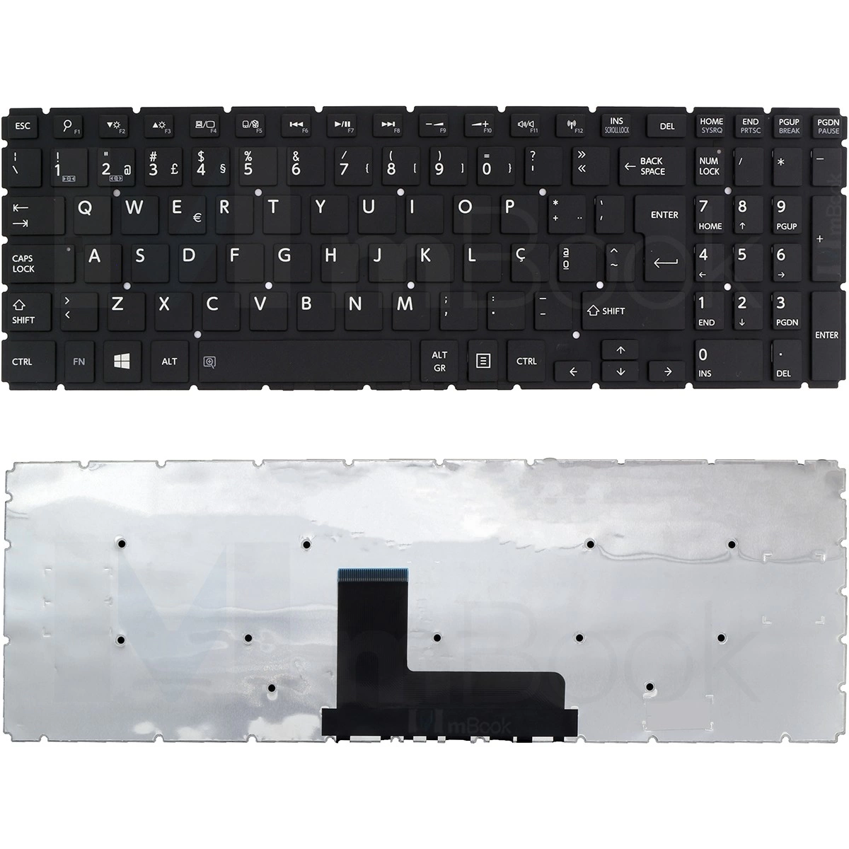 Teclado p/ Toshiba Satellite S55-b5280 S55-b5289 PO (Ç) Teclado p/ Toshiba Satellite S55-b5280 S55-b5289 PO (Ç)