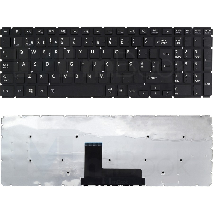 Teclado para Toshiba Satellite S55t-b5383sm P55dt-c PO (Ç)