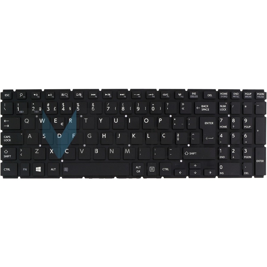 Teclado para Toshiba Satellite S55t-b5383sm P55dt-c PO (Ç)