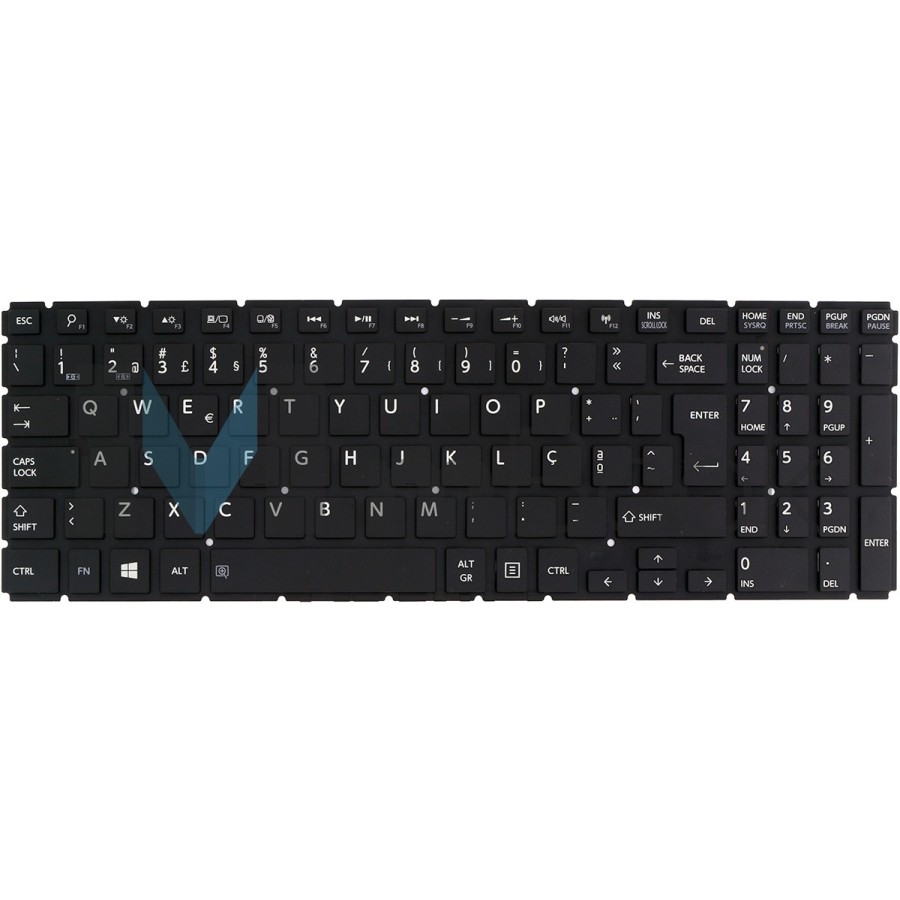 Teclado para Toshiba Satellite S55t-b5383sm P55dt-c PO (Ç)