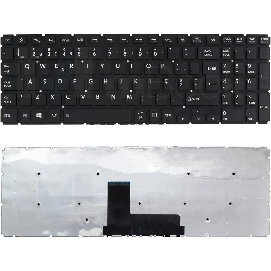 Teclado p/ Toshiba Satellite L55w-c5252 P50w-bst2n23 PO (Ç)