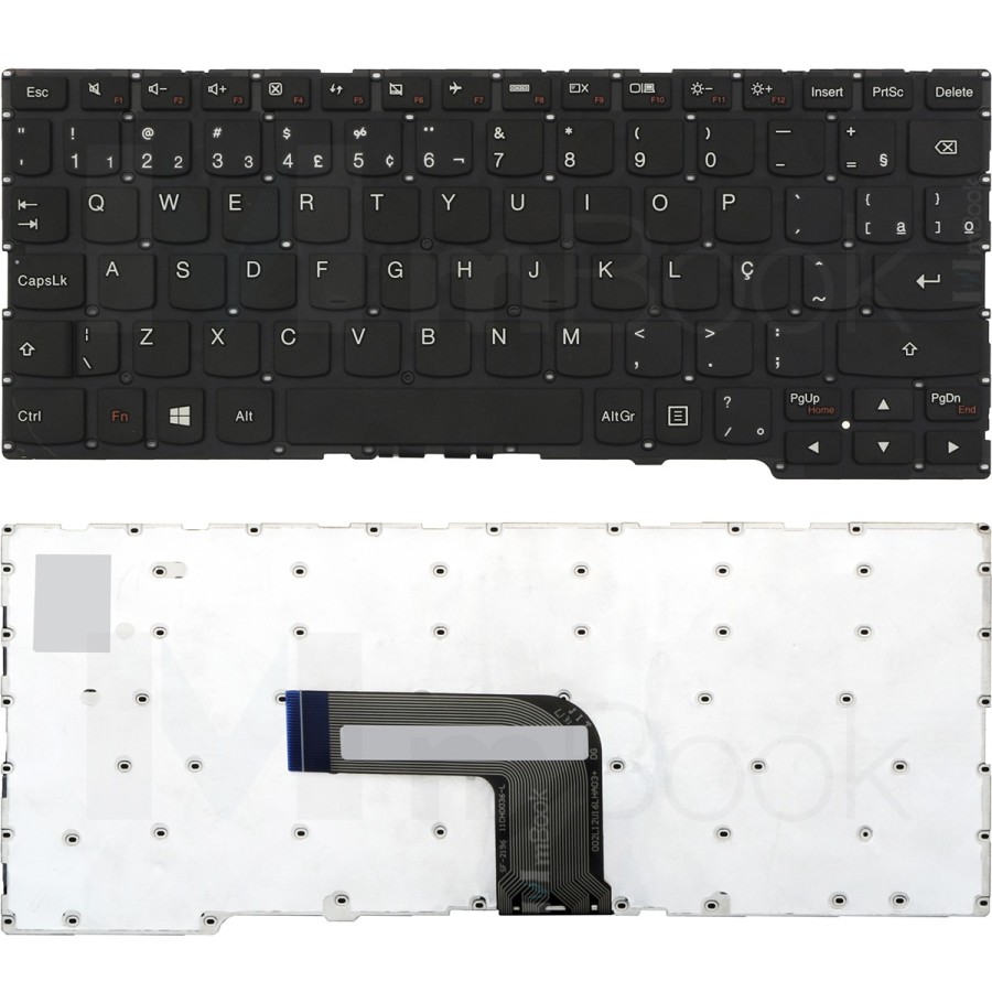 Teclado para Lenovo Yoga 2-11 Yoga 2 11 25214440 Sem Restpad