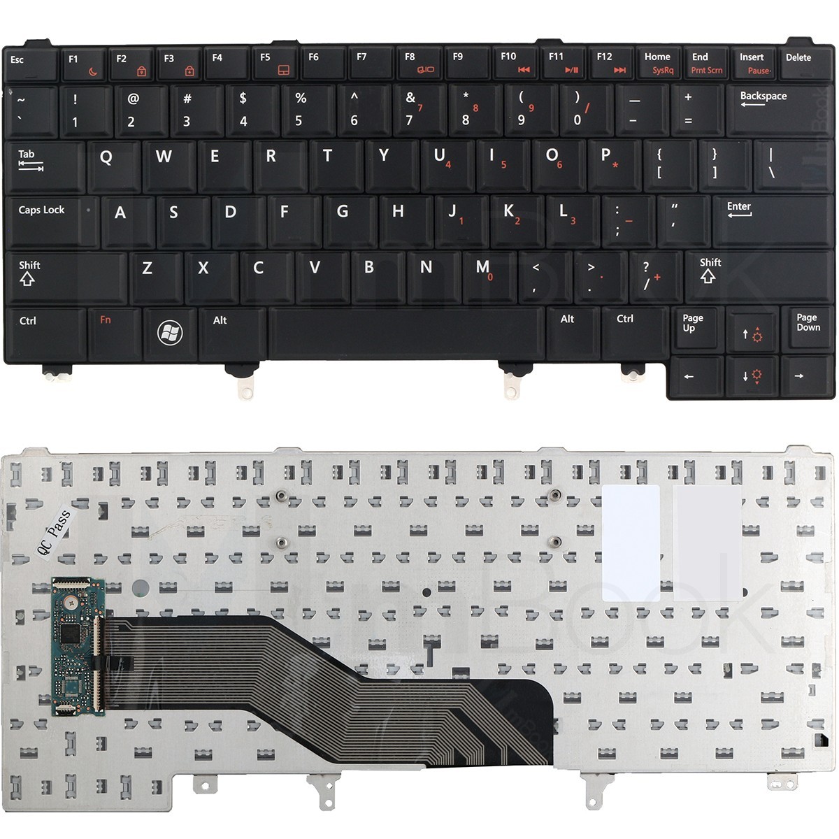 Teclado Dell Latitude 04ctxw 0cn5hf Us Sem Pointing Stick