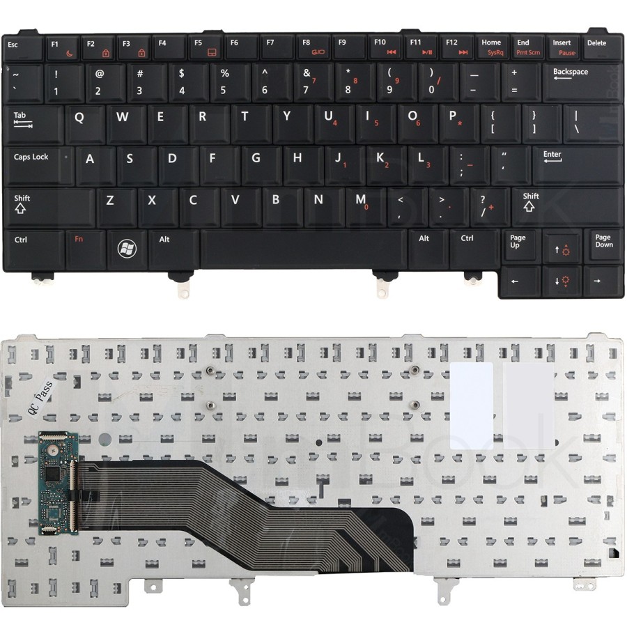 Teclado Dell Latitude 04ctxw 0cn5hf Us Sem Pointing Stick