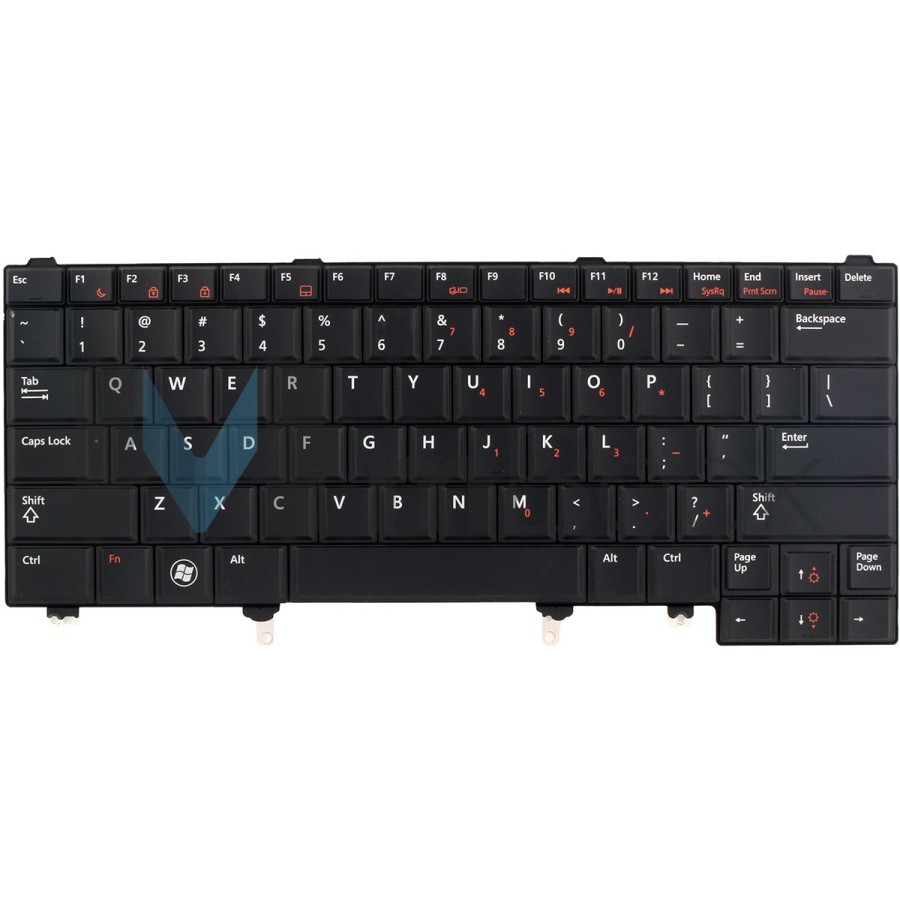 Teclado Dell Latitude E6420 E6430 Us Sem Pointing Stick