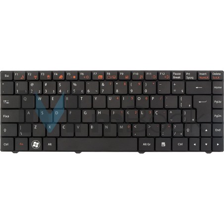 Teclado Para Cce Positivo Mp-07g38pa-886 Wifi No F2, 