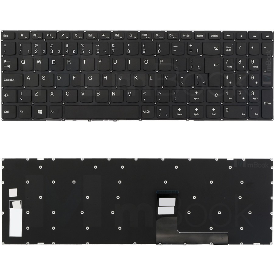 Teclado para Lenovo 310-15isk 310-15ikb Sem Botão Power