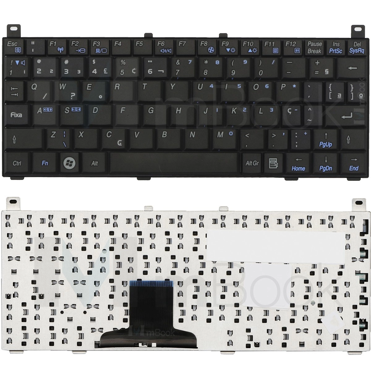 Teclado Toshiba Nb100 Nb105 6037b0036610 Mp-07c63hu-930 BR Teclado Toshiba Nb100 Nb105 6037b0036610 Mp-07c63hu-930 BR