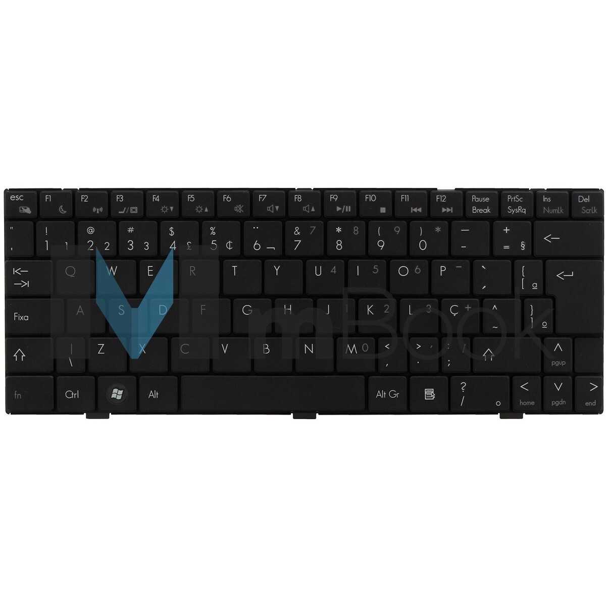 Teclado Positivo Mobo 5000 Aeuw3600010 V109646ck1 V109646cr1, 
