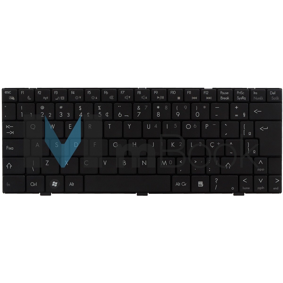 Teclado Positivo Mobo 5000 Aeuw3600010 V109646ck1 V109646cr1, 