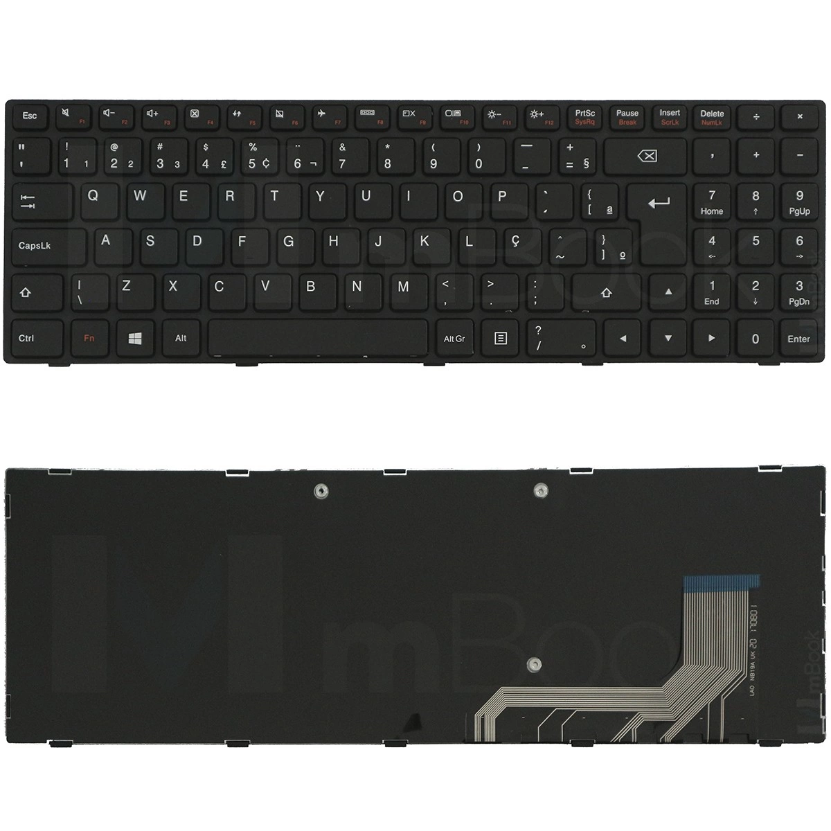 Teclado Para Notebooks Lenovo Ideapad Lcm15b73us