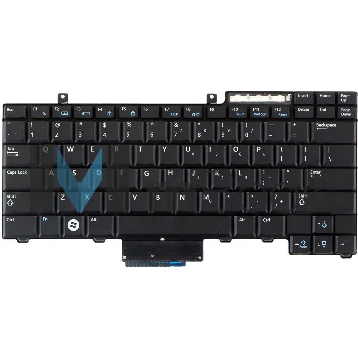 Teclado Dell Latitude E5400 E5410 E5500 Sem Botoes Mouse, 