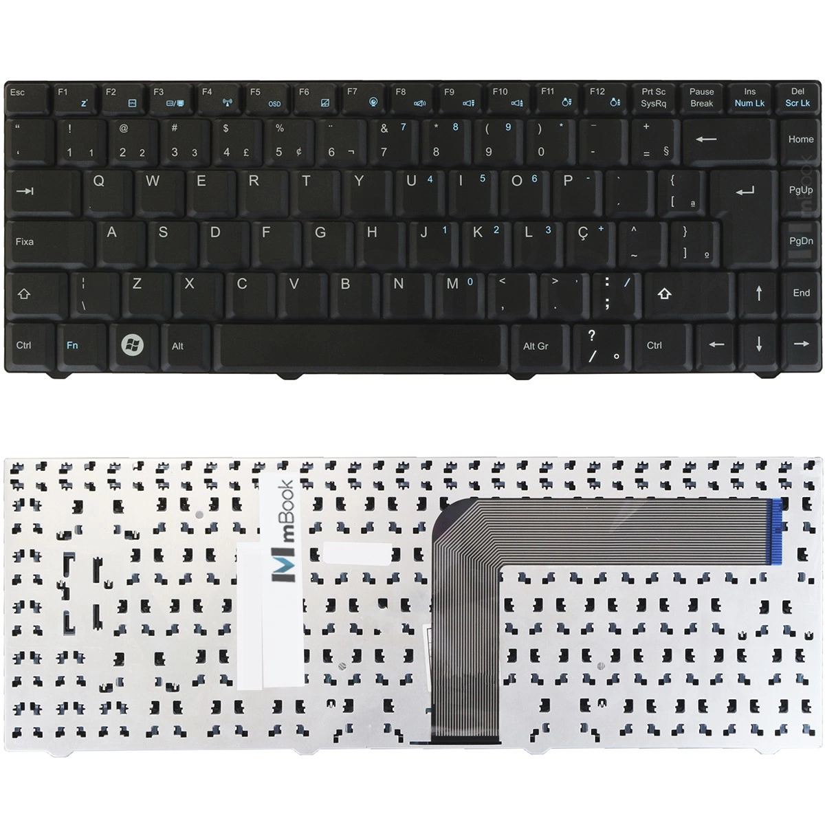 Teclado Intelbras I210 I211 Cce W98 W52 K020628k1 Com Ç